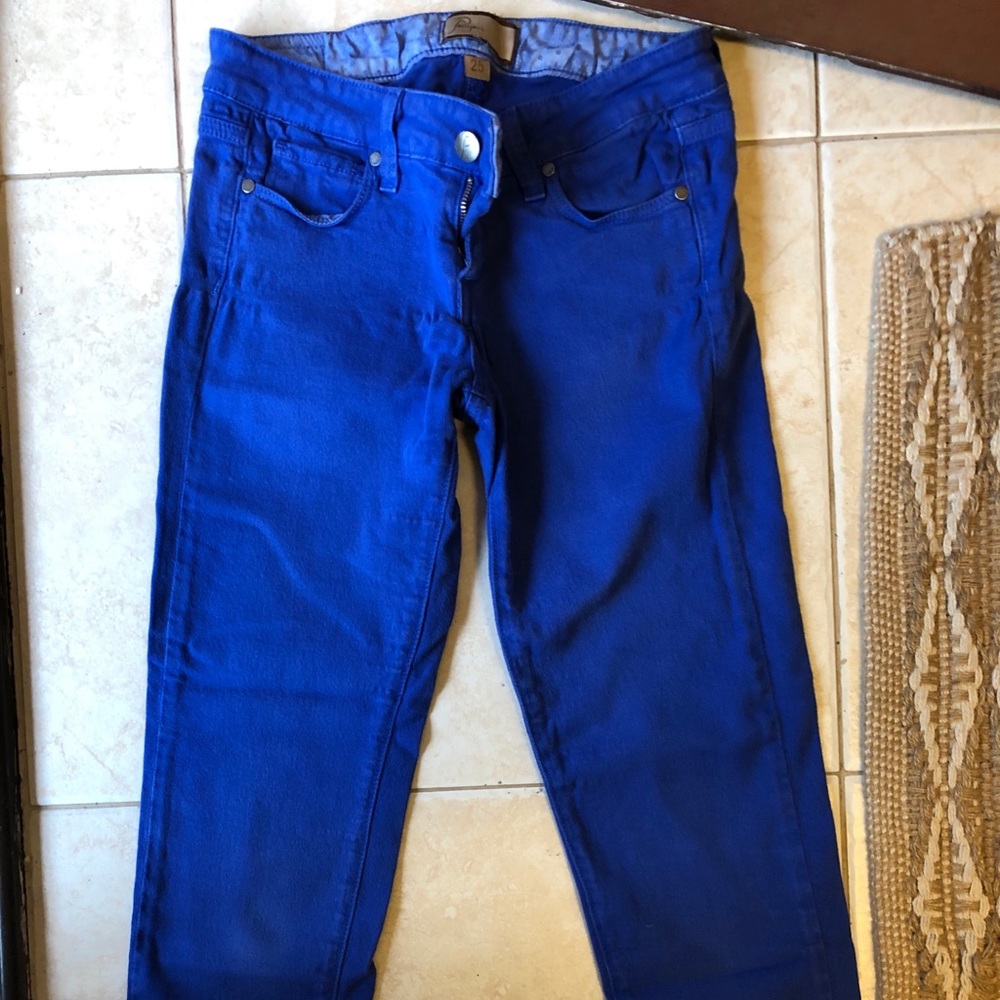 Paige Royal Blue Capri - Size 25